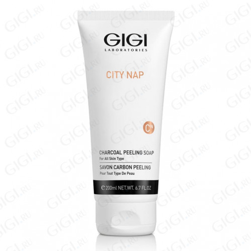 GIGI CITY NAP CHARCOAL PEELING SOAP, 200 мл