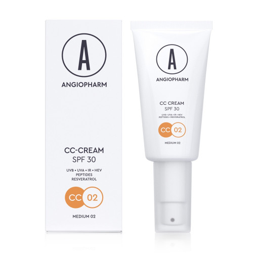 CC-КРЕМ SPF 30, 02 Medium, 30 МЛ ANGIOPHARM